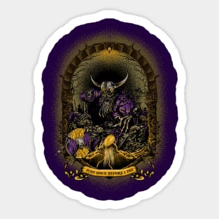 Minnesota Vikings Fans - Just Once Before I Die: Too Late? Sticker